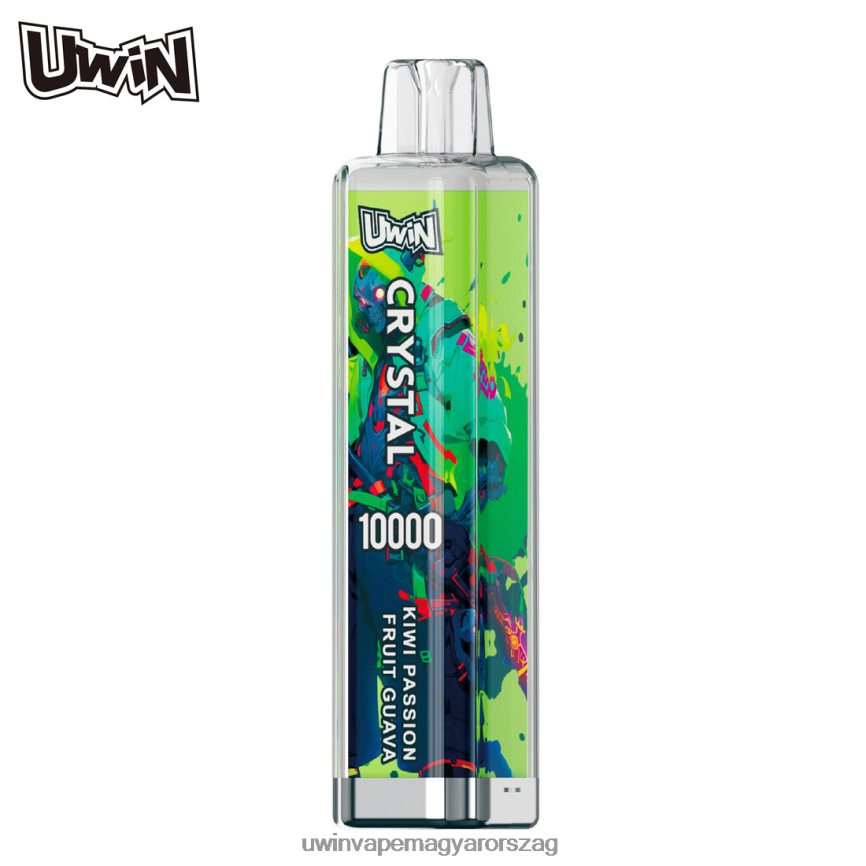 UWIN Vape Aroma - kivi maracuja guava UWIN CRYSTAL 10000 eldobható vape N8ZTXF8