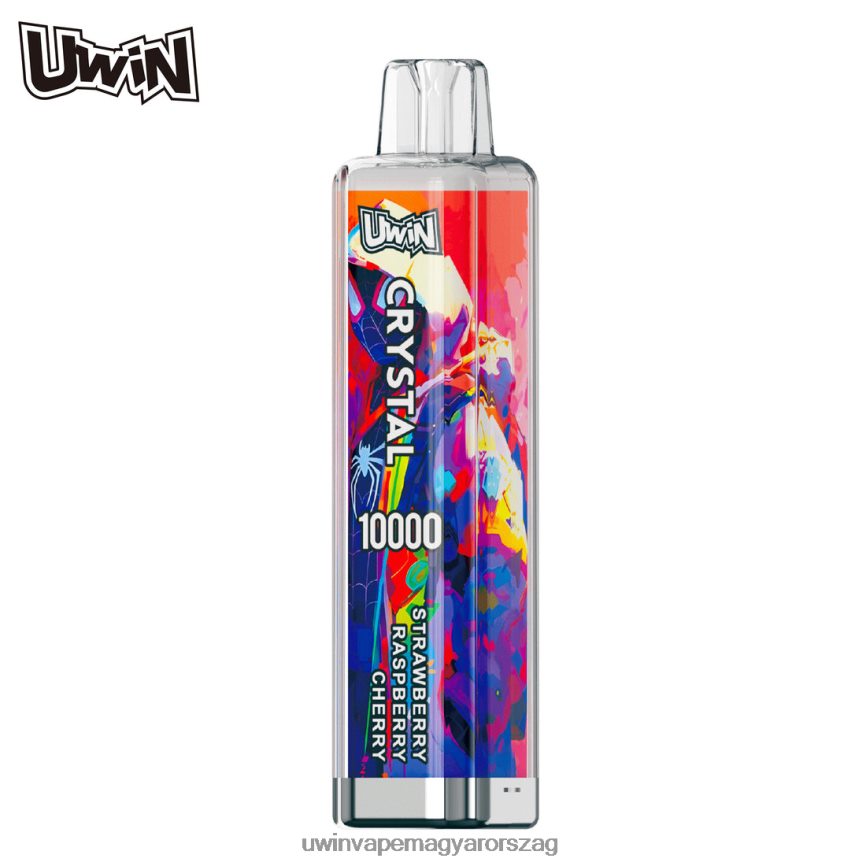 UWIN Vape Pöfékel - epres málna cseresznye UWIN CRYSTAL 10000 eldobható vape N8ZTXF7